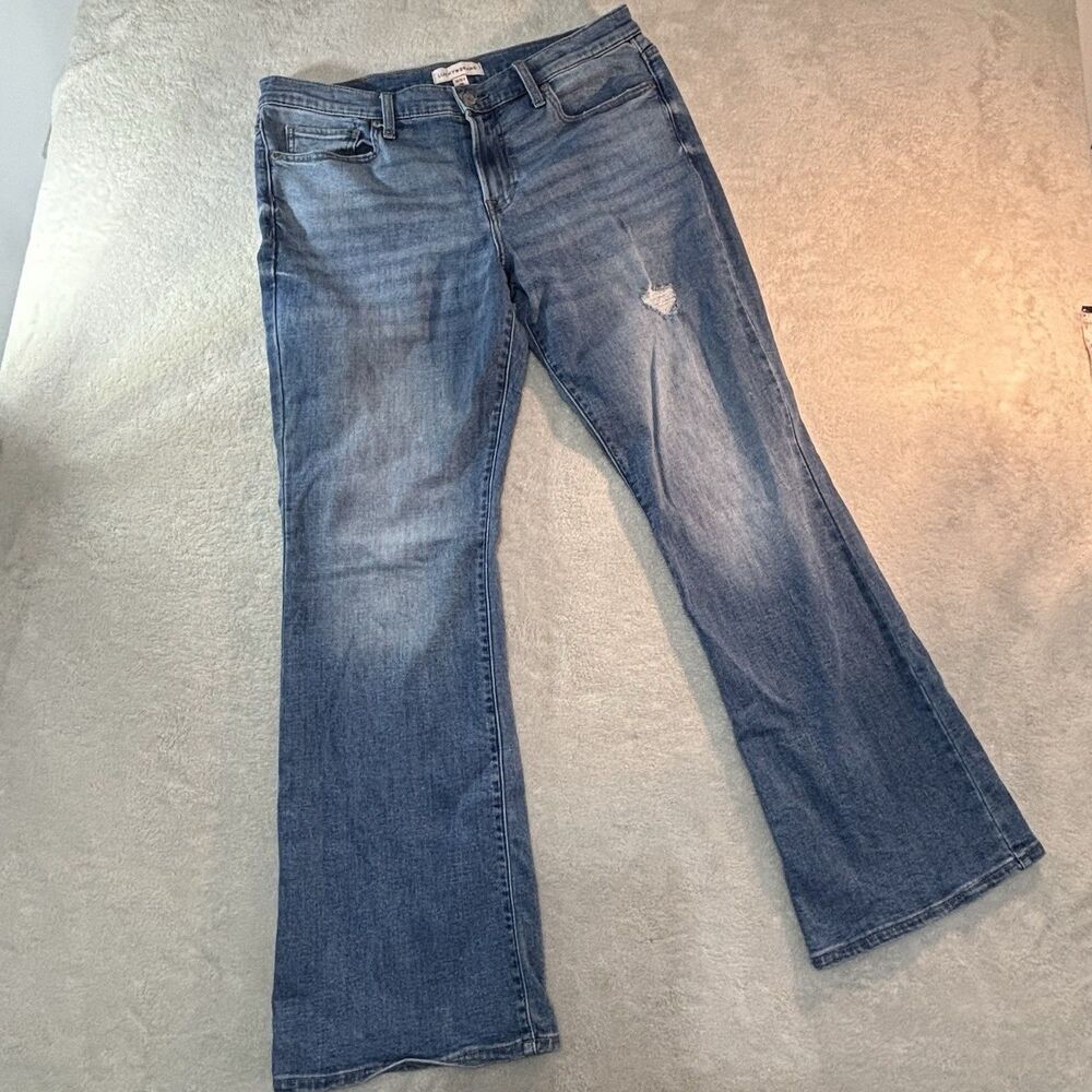 Lucky Brand  Jeans Womens Size 14 Blue Sweet Mid Rise Bootcut Stretch Dark Wash